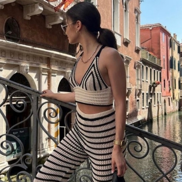 Zara crochet cropped top size M - Picture 3 of 9